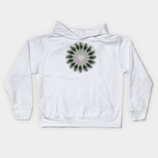 Simple Peacock Mandala Kids Hoodie